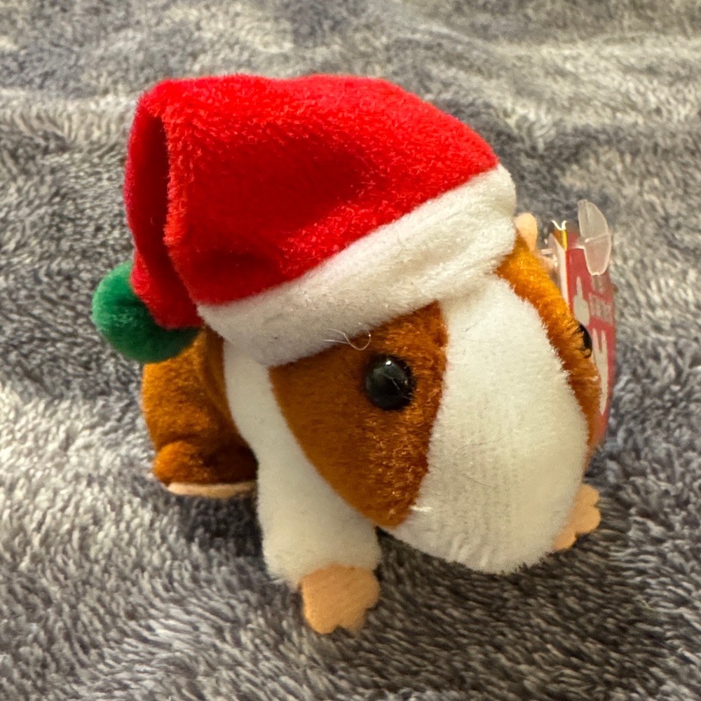 Ty Baby Beanie“Goodies” the Guinea pig plush ornament NEW